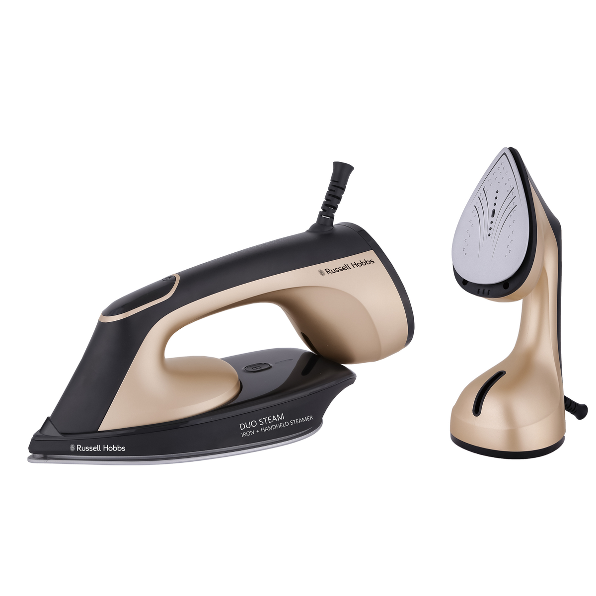 RUSSELL HOBBS DUO STEAM
IRON + HANDHELD STEAMER RHI009