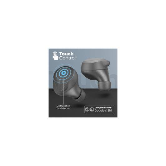 Volkano Scorpio Series True Wireless Earphones Black - Everyday Elektronics South Africa