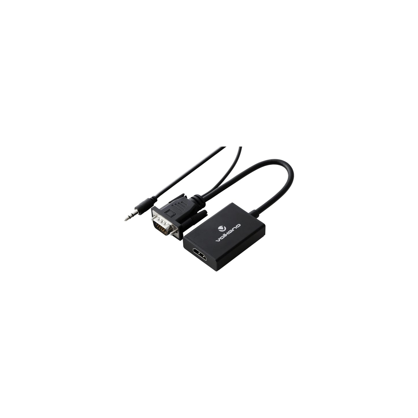 VOLKANO APPEND SERIES VGA MALE TO HDMI FEMALE CONVERTER 10CM CABLE WITH SOUND
