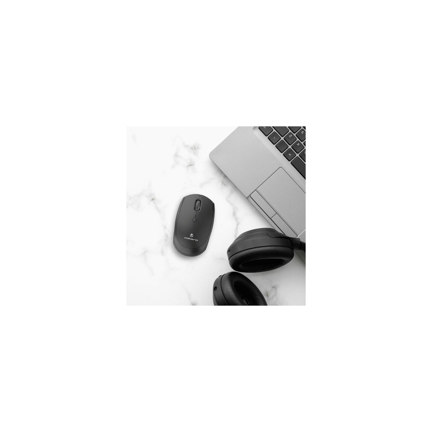 Volkano Talc Wireless Mouse Black - Everyday Elektronics South Africa