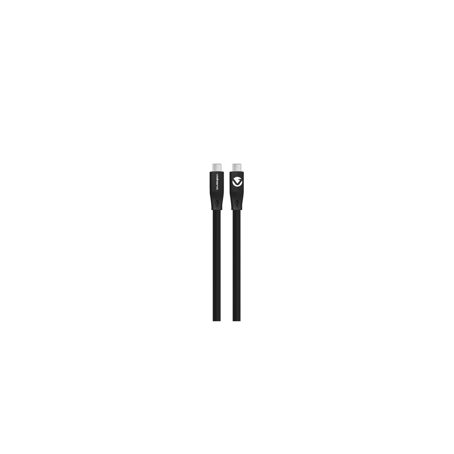 Volkano Slim Series Type C To Type C Cable Black 12M - Everyday Elektronics South Africa