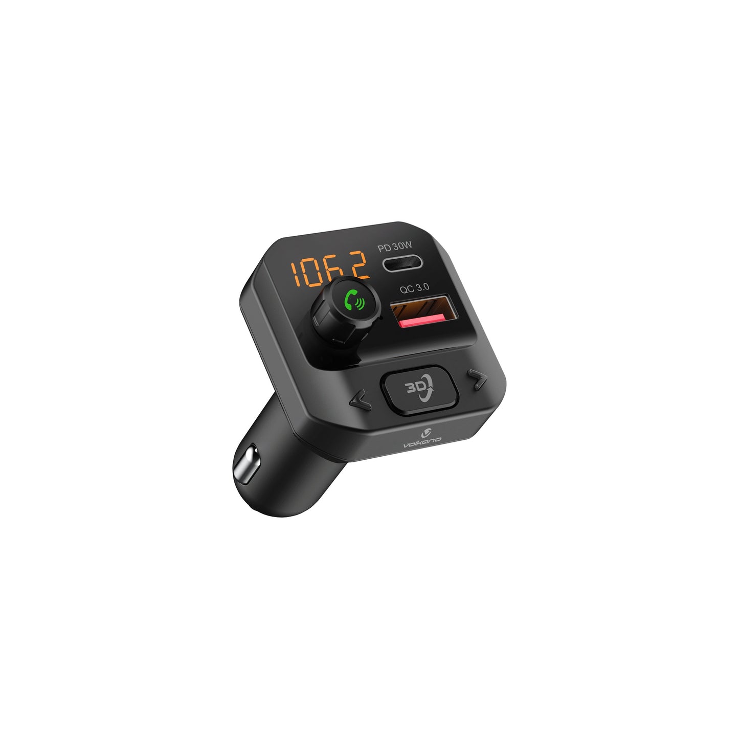 Volkano Grill Series Bluetooth Car Modulator And Charger - Everyday Elektronics South Africa