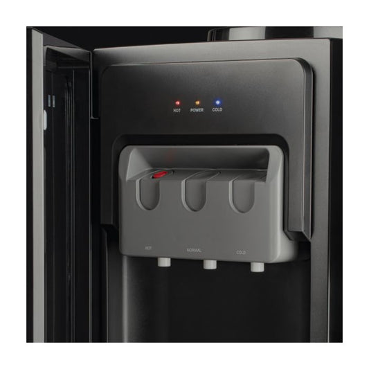 RHGFWDN-0 BLACK GLASS FRONT WATER DISPENSER