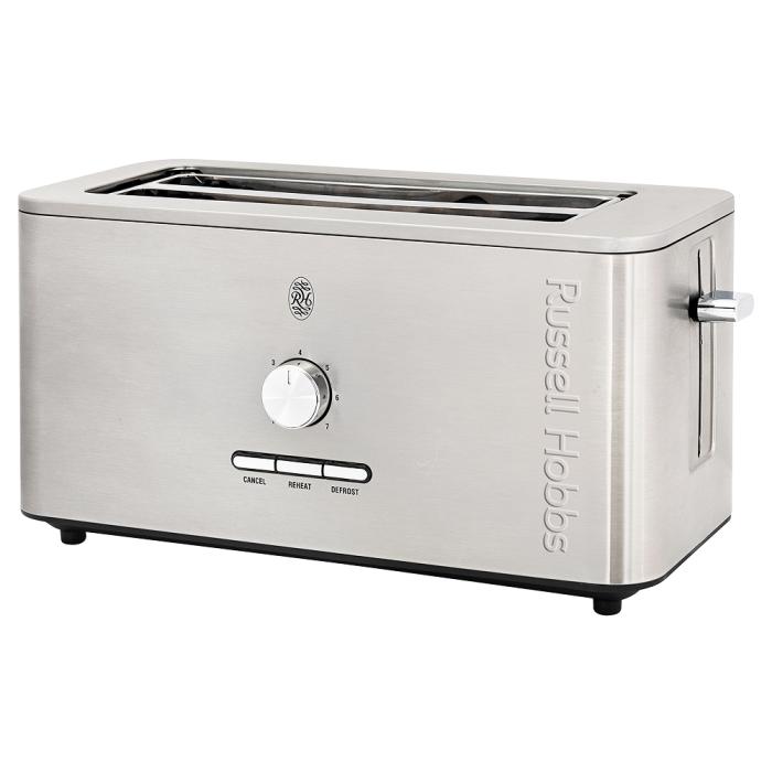 Russell Hobbs Nexus 4 Slice Toaster Silver Luxury Signature design
