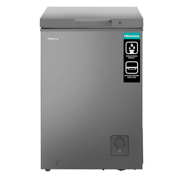 Hisense H125Cfs 95L Silver Chest Freezer - Everyday Elektronics South Africa