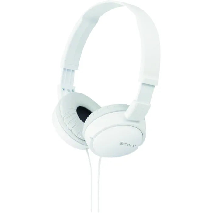Sony MDR-ZX110 Foldable On-Ear Headphones - White