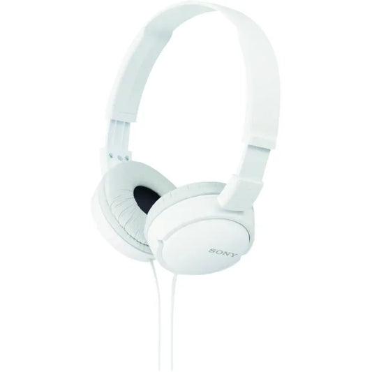 Sony MDR-ZX110 Foldable On-Ear Headphones - White