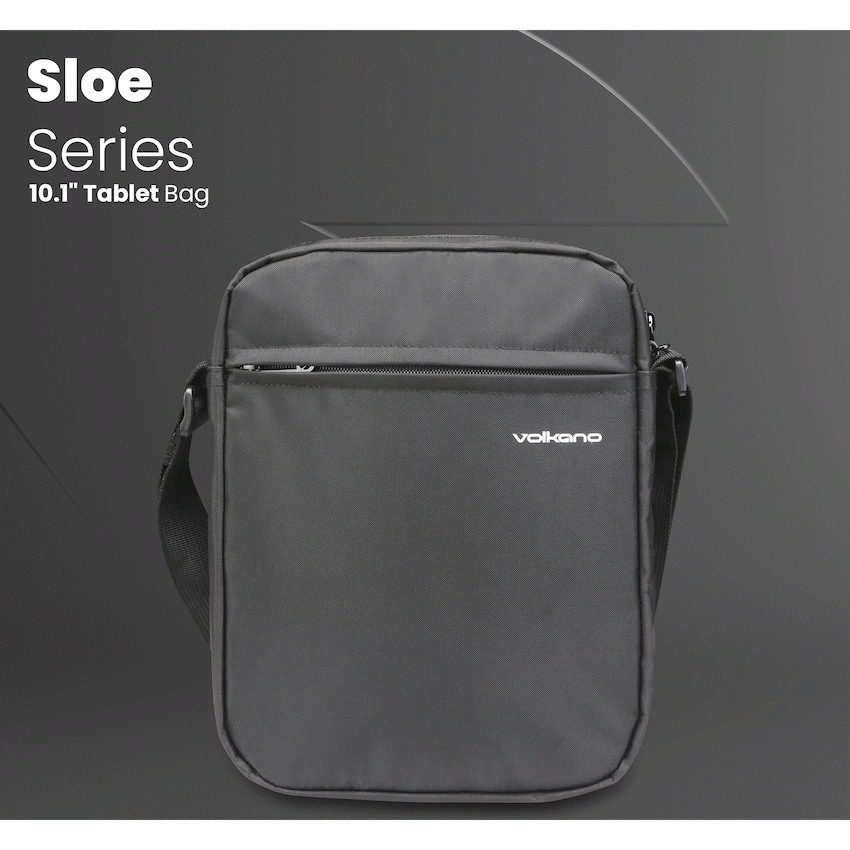 Volkano Tablet Bag Sloe Series 10.1" - Black