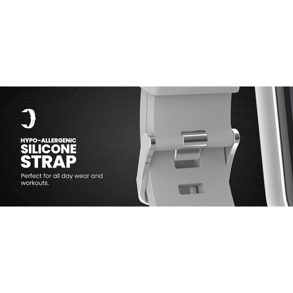 Volkano Active Tech Serene series Watch with heart rate monitor - Silver