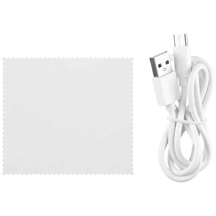 ZEN JestSet Series Portable Handheld LED Mirror - White