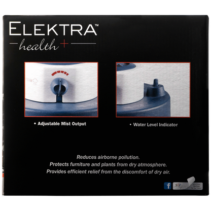 8076 - Elektra Health Warm Steam Humidifier 3l