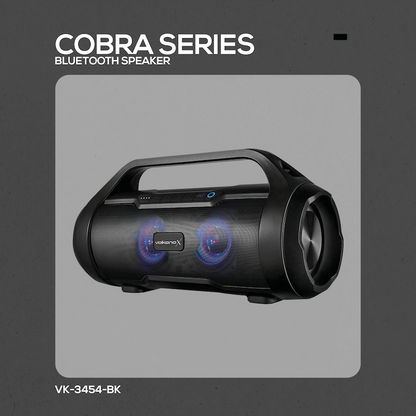 VolkanoX Cobra Series Bluetooth Speaker - Black
