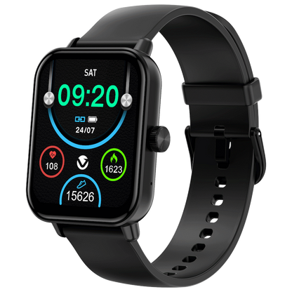 Volkano Chroma Series Smartwatch with Black Strap