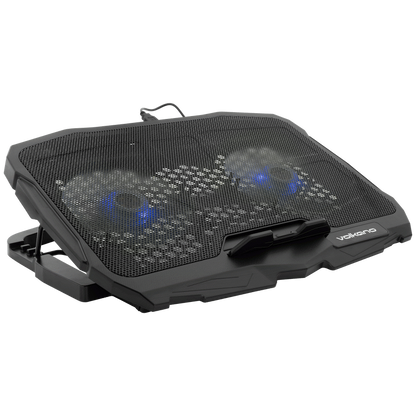 Volkano Glacier Series Upright Notebook Cooling Stand with Dual Fans