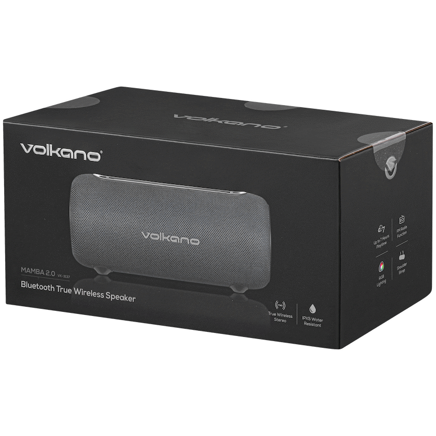 Volkano Mamba 2.0 Series Bluetooth Speaker - Black