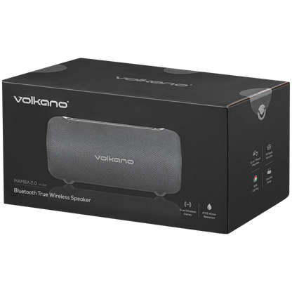 Volkano Mamba 2.0 Series Bluetooth Speaker - Black