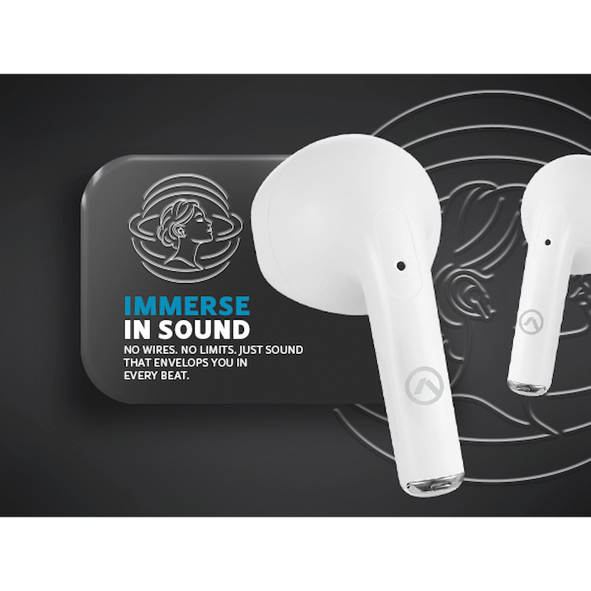 Amplify Note 3.0 Series TWS Earphones - White