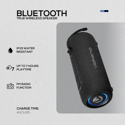 Volkano Mini Mamba 2.0 Series Bluetooth Speaker - Black