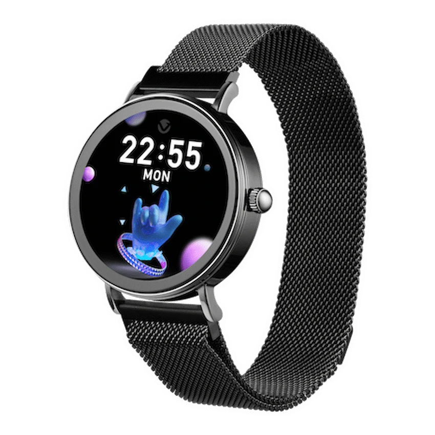Volkano Valencia Series Ladies Smart Watch - Black