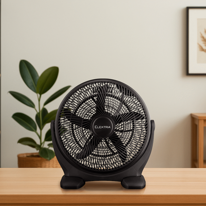 Elektra 45cm Box Fan - Black