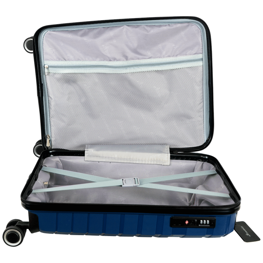 Travelwize Java PP 4-Wheel Spinner 55cm Luggage - Azure