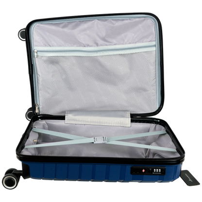 Travelwize Java PP 4-Wheel Spinner 55cm Luggage - Azure