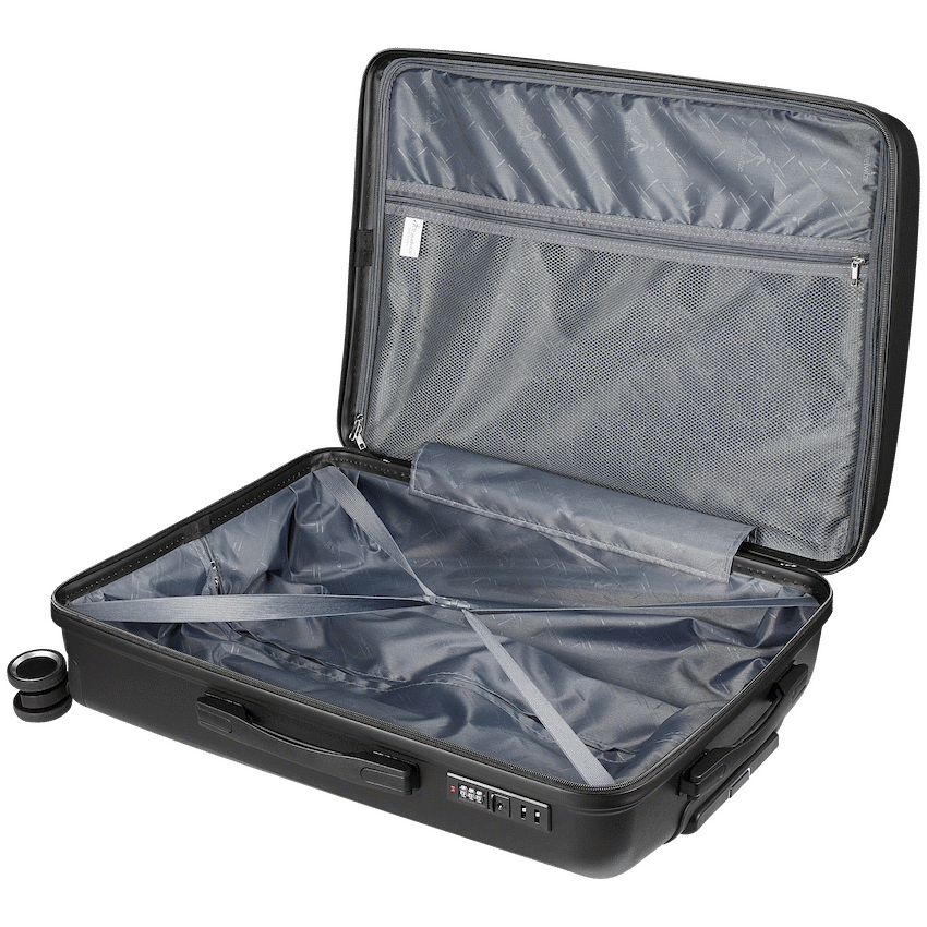 Travelwize Tourer PP 65cm 4-wheel Spinner Luggage Black