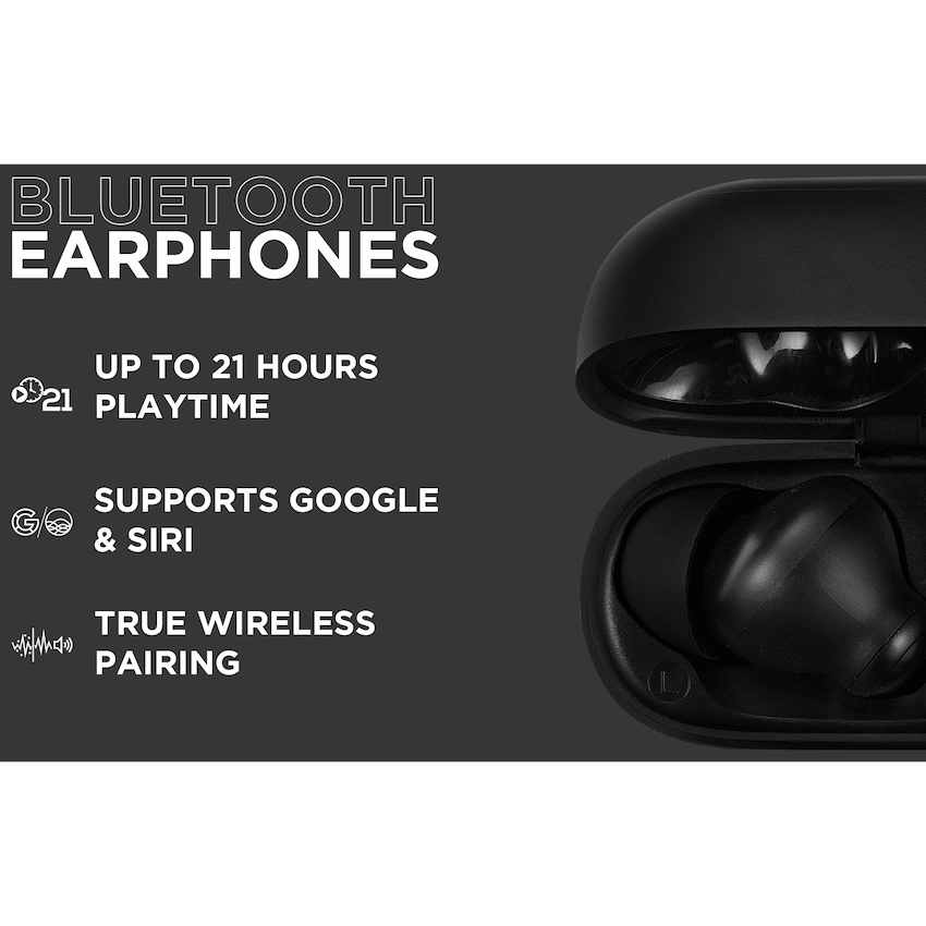 VolkanoX VXT100S TWS Earphones - Black