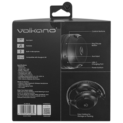 Volkano Dawn BT Wireless Headphone