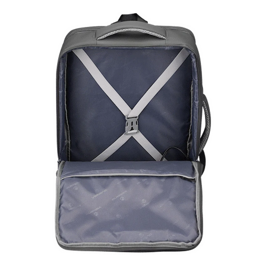 Volkano Under-Seat Traveller Backpack Charcoal