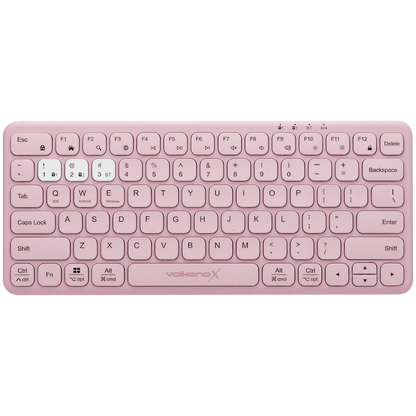 VolkanoX Blaze Bluetooth Wireless Keyboard and Mouse Combo - Rose