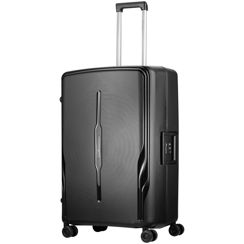 Travelwize Clipper PP 75cm 4-Wheel Spinner Luggage Black