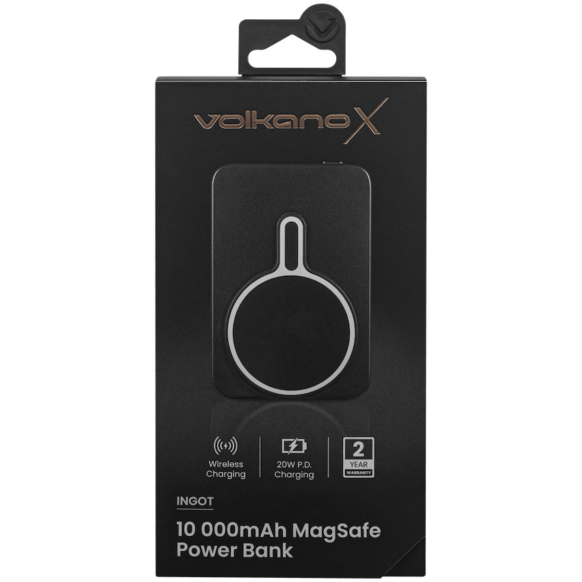 VolkanoX Ingot Series MagSafe 10000mah Power Bank - Black