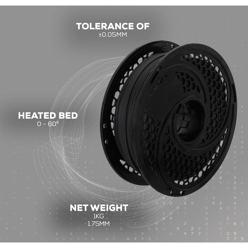 SA Filament Silk PLA Plus Filament 1kg - Gun Metal