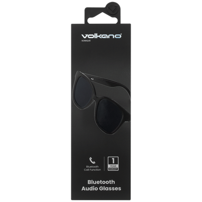 Volkano Sonique Series Bluetooth Audio Glasses - Dark Lenses