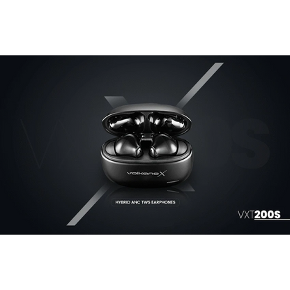 VolkanoX VXT200S Hybrid ANC TWS Earphones - Black