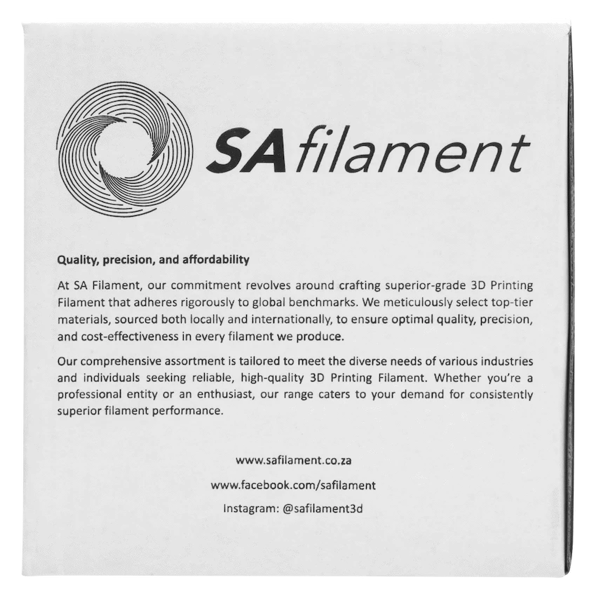 SA Filament ABS Premium Filament 1kg - Natural / Ivory