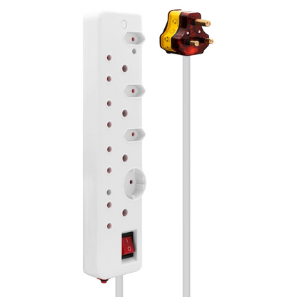 Ellies 8-Way High Surge Multiplug 0.5m