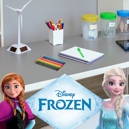 Frozen 12 Colour Pencils Triangular - Multi