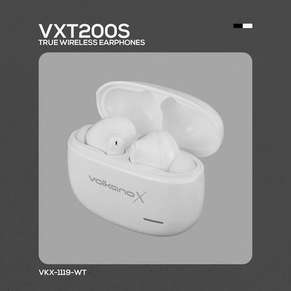 VolkanoX VXT200S Hybrid ANC TWS Earphones - White