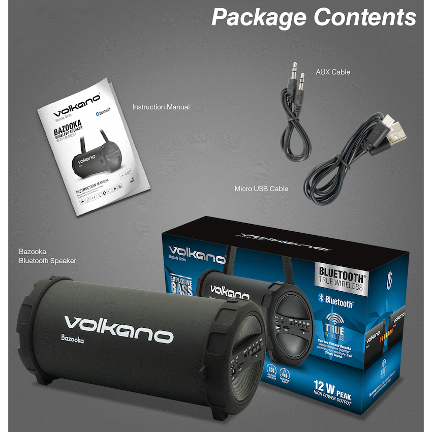 Volkano Bazooka Speaker