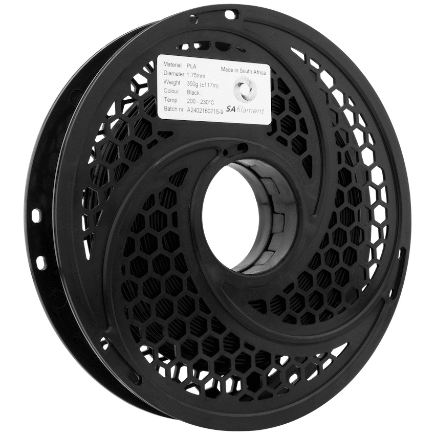 SA Filament 2x 350g PLA Black and White Twin Pack
