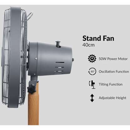 Boden Stark 40cm Stand Fan