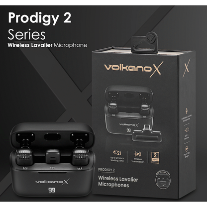 VolkanoX Prodigy 2 Series Wireless Lavalier Microphone