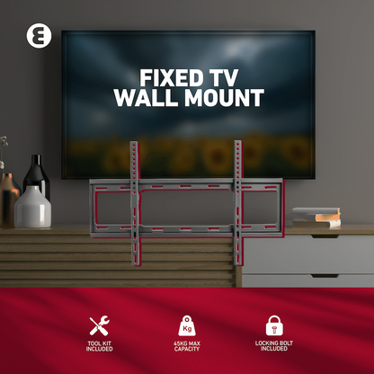 Ellies Solid series Fixed Tv Wall Mount For 37" - 70" TVs