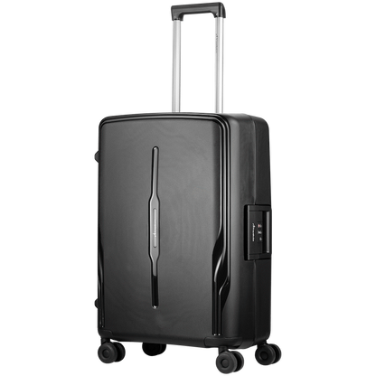 Travelwize Clipper PP 65cm 4-Wheel Spinner Luggage Black