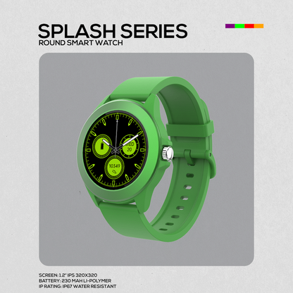 Volkano Splash Series Round Smartwatch - Green
