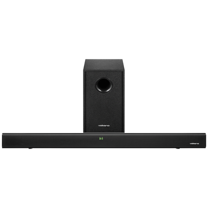 Volkano Cascade 50w Soundbar + Wired Subwoofer - Black