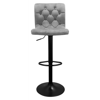 Bayer Large Barstool Grey with black base - Single
