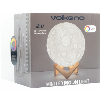Volkano Galactic Mini Moon LED Mood Light - Battery Operated